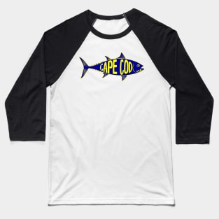 Cape Cod Tuna Massachusetts Baseball T-Shirt